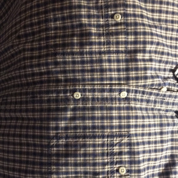 Late 90s Abercrombie & Fitch long sleeve plaid flannel shirt 100% cotton Med EUC - Picture 3 of 5